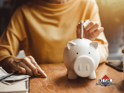 woman with piggy bank