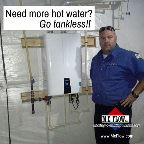No Hot Water In Your House Or Shower At Your Winchester Home? M.E. Flow