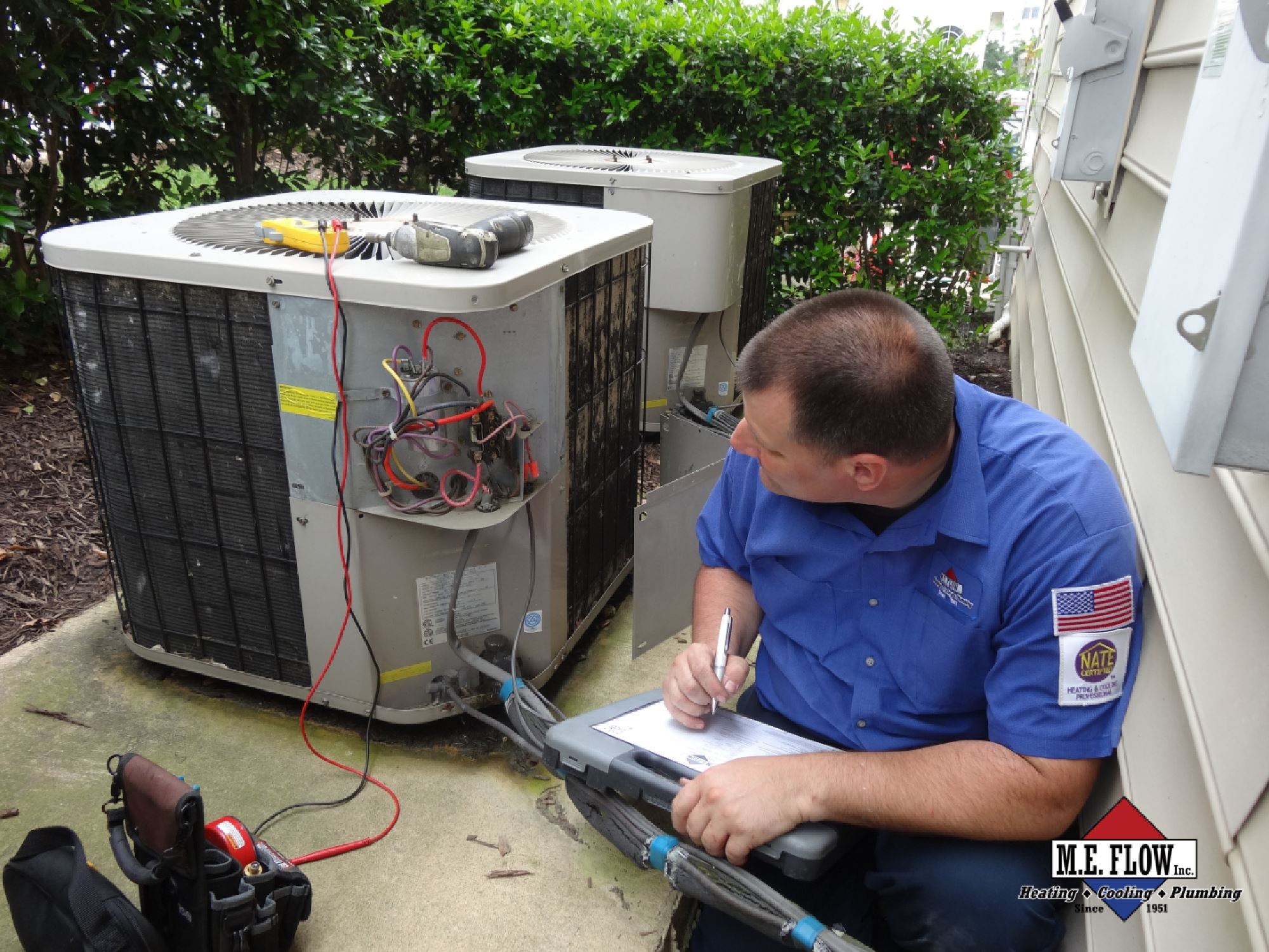 AC Tune-Up Reminder from M.E. Flow | Air Conditioner Maintenance Northern VA