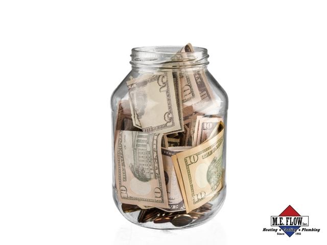 money in a jar