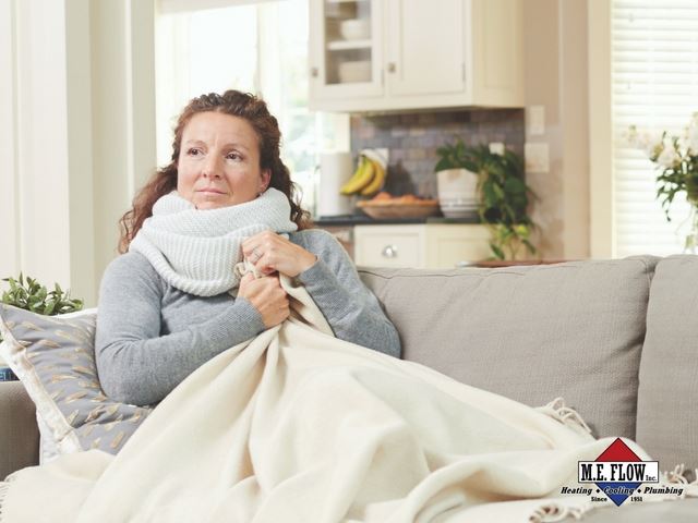 woman in blankets