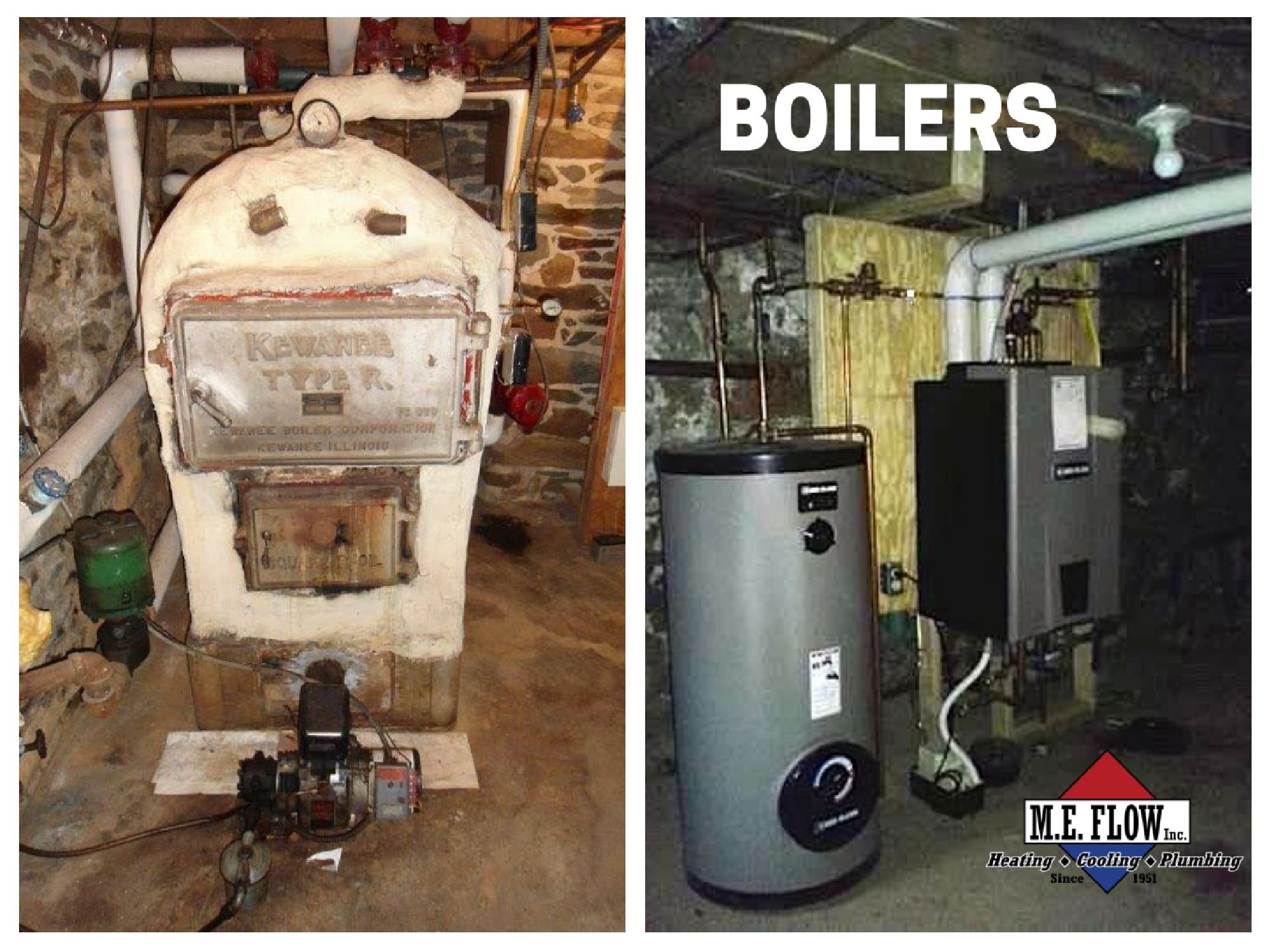Do you have a boiler or a furnace? M.E. Flow